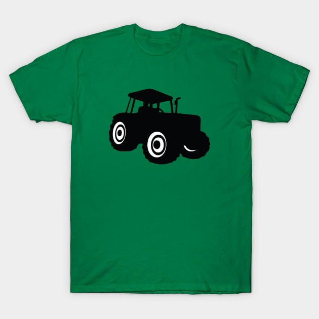tractor tracteur Traktor T-Shirt by Huggy Mauve